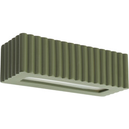 Kinkiet ceramiczny RIGATA zielony oliwkowy SL.1888 - Sollux