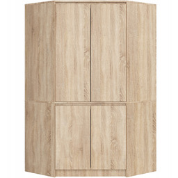 Szafa Narożna S100 4D Clp Dąb Sonoma Akd