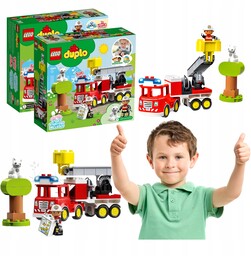 Lego Duplo 10969 Klocki Wóz Strażacki Dla Dzieci