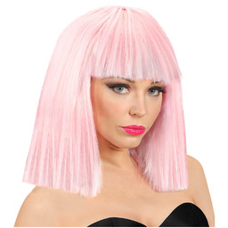 Różowa peruka Showgirl