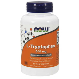 NOW Foods L-Tryptofan 500 mg 60 kaps