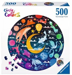 RAVENSBURGER Puzzle Paleta kolorów Sny 12000818 (500 elementów)