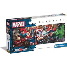 Clementoni Puzzle Marvel, Panorama Kolekcja, 1000 Sztuk, Wielokolorowa