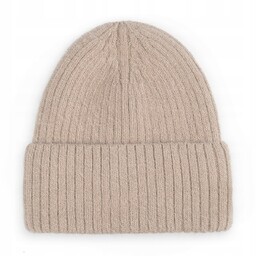 DAMSKA ELEGANCKA CZAPKA WEŁNIANA WEŁNA ZIMOWA NA ZIMĘ