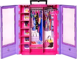 Barbie Fashionistas Szafa na ubranka z przezroczystymi drzwiami,