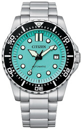Zegarek CITIZEN NJ0170-83X. Automatyczny, Kolor zielony. Mężczyzna.