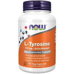 NOW Foods L-tyrozyna 750 mg 90 kaps