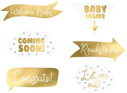 Foto rekwizyty do zdjęć Baby Shower - 6