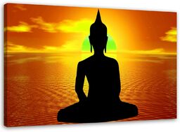 Obraz, Medytacja Buddy o wschodzie słońca 60x40