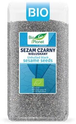 SEZAM CZARNY NIEŁUSKANY BIO 400 g - BIO