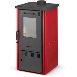 Piec kominek stalowy koza nowoczesny ALFA-PLAM Elita2 ECO