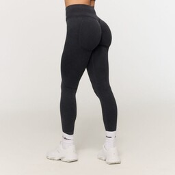 GymBeam Damskie legginsy bezszwowe Fierce Dark Grey