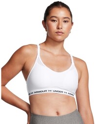 Under Armour Biustonosz sportowy Crossback Low White