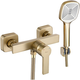 Rea Bateria prysznicowa REA ARGUS ZŁOTA SZCZOTKOWANA