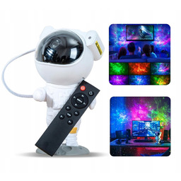 Astronauta projektor rzutnik lampka gwiazdy galaktyka Rgb Led