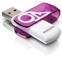 PHILIPS FM64FD00B/00 Pendrive, Purpurowy, 64 GB