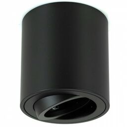 Oprawa okrągła ruchoma, aluminium, GU10 natynkowa tuba 84mm