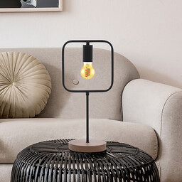 Rabalux Industrialna lampka stołowa Rufin 3219 metalowa ramka
