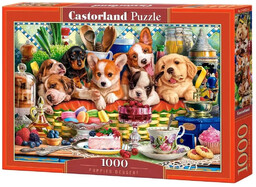 Puzzle 1000 Puppies Dessert CASTOR - Castorland