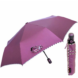 Parasol Damski Fiolet Metalic, Automatyczny - Elegancja