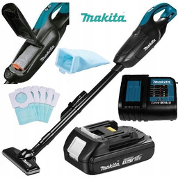 Makita Odkurzacz DCL182SAB, Lxt 18V Zestaw, Komplet, Aku