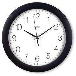 HAMA Zegar ścienny Teneriffa 30 cm Czarny Zyskaj