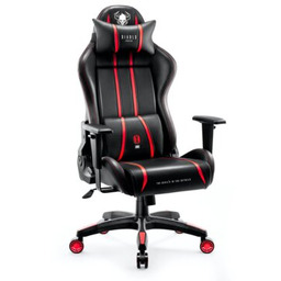 DIABLO CHAIRS Fotel X-One 2.0 Normal Size Czarno-czerwony