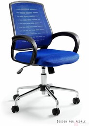 Fotel AWARD Unique Czarno-niebieski
