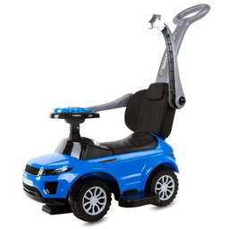 SUN BABY Jeździk Sport Car Niebieski rączka