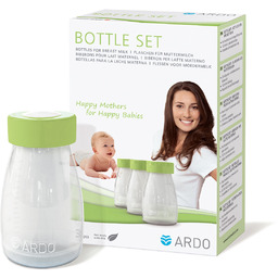 Ardo, Butelki wielorazowe, 150 ml, 3 szt.
