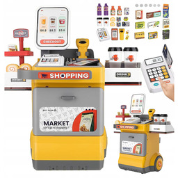Supermarket Dla Dzieci Stanowisko Sklepowe Skaner Lodówka Dźwięk