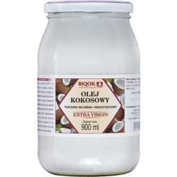 Olej kokosowy nierafinowany tłoczony na zimno 900 ml