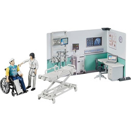 bruder 62711 - bworld ambulatorium z wyposażeniem Wóz