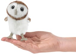 Folkmanis Barn Owl Finger Puppet