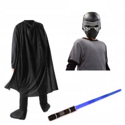 KYLO REN: PELERYNA +MASKA +MIECZ ŚWIETLNY IDEALNY ZESTAW