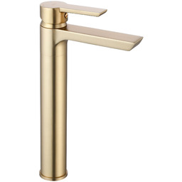 Rea Bateria Umywalkowa REA ARGUS ZŁOTA SZCZOTKOWANA WYSOKA