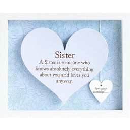 Arora Said with Sentiment ''Sister'' serce ramka 7605,