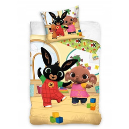 Pościel Dziecięca 140x200cm Królik Bing I Przyjaciele Króliczek