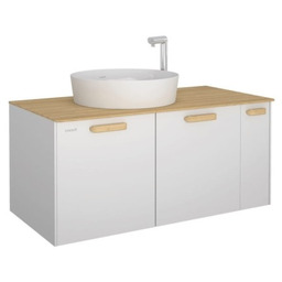 Szafka pod umywalkę ELATA 100 CM, BIAŁA +