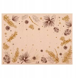 Podkładki papierowe pod talerze na stół świąteczne ozdobne