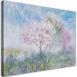 Obraz, Kwitnące drzewo na łące 60x40