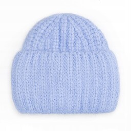 Gruba Czapka Damska Wełniana Wełna Zimowa Na Zimę