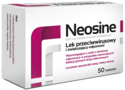 NEOSINE 500 mg - 50 tabletek powlekanych ->