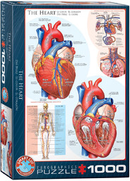 Eurographics, puzzle, The Heart, 1000 el.