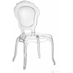 Krzesło transparentne QUEEN