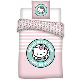 Pościel Hello Kitty Club Just Be You Różowa