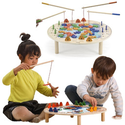 Viga Toys VIGA Drewniana Gra Łowienie Rybek FSC