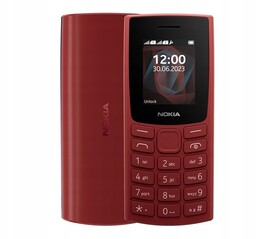 Telefon komórkowy Nokia 105 Dual Sim czerwony