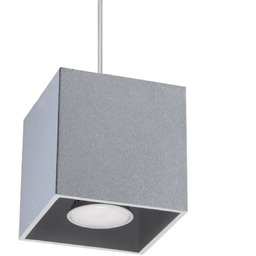 Lampa wisząca QUAD 1 szary SL.0061 - Sollux