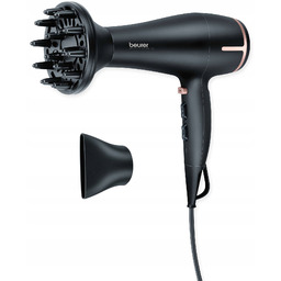Czarna Suszarka do włosów Beurer Hc 60 1400W